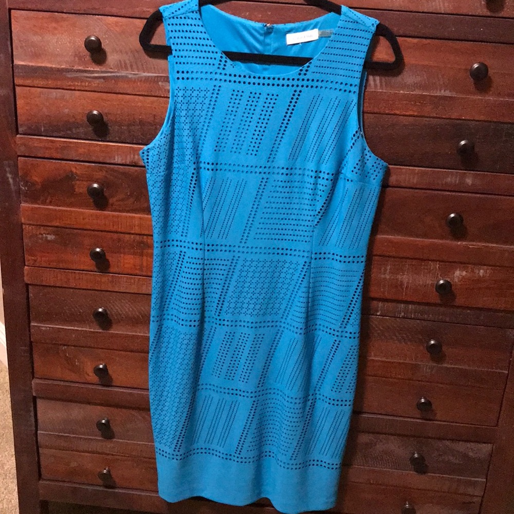 Blue Calvin Klein Dress (size 12)